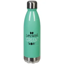 Gifi Bouteille plastique réutilisable avec inscription 5 modèles et coloris