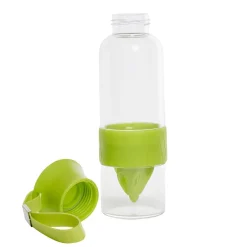 Gifi Bouteille presse agrume transparent vert 550 ml