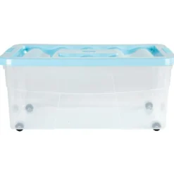 Gifi Rangement|BOX A ROULETTES 50L