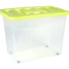 Gifi Rangement|BOX A ROULETTES 80 L