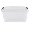 Gifi Rangement|Box de rangement à clips 15 L transparent