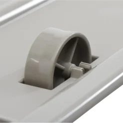 Gifi Rangement|Box de rangement à clips grise 70 L