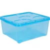 Gifi Rangement|Box de rangement 18 L bleu