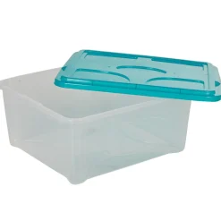 Gifi Rangement|Box de rangement 18 L bleu