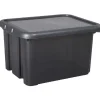 Gifi Rangement|Box de rangement 18 L noir