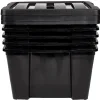 Gifi Rangement|Box de rangement 30 L noir x5