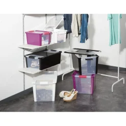 Gifi Rangement|Box de rangement 11 L rose