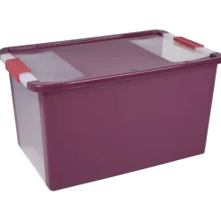 Gifi Rangement|Box de rangement 40 L rose