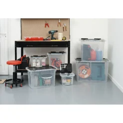 Gifi Rangement|Box de rangement 54 L transparent