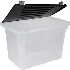 Gifi Rangement|Box de rangement 54 L transparent
