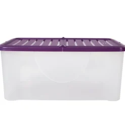 Gifi Rangement|Box de rangement 40 L violet