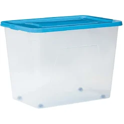 Gifi Rangement|Box de rangement à roulettes 80 L