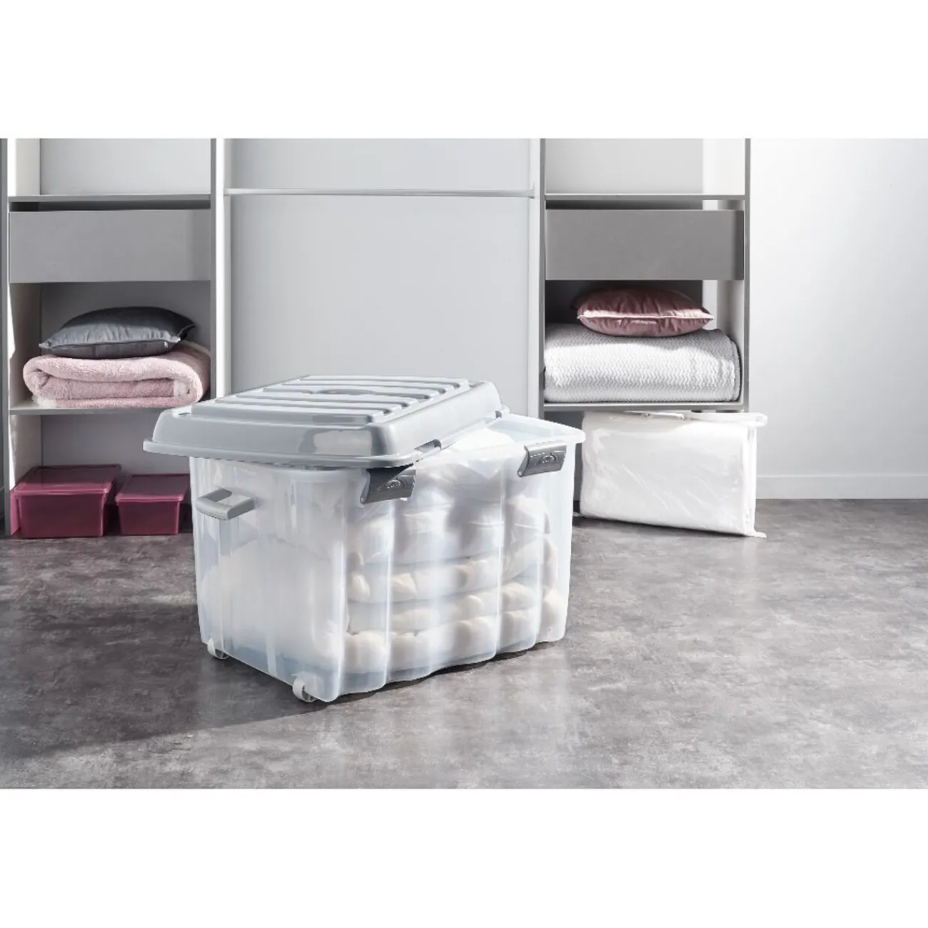 Gifi Rangement|Box de rangement à roulettes