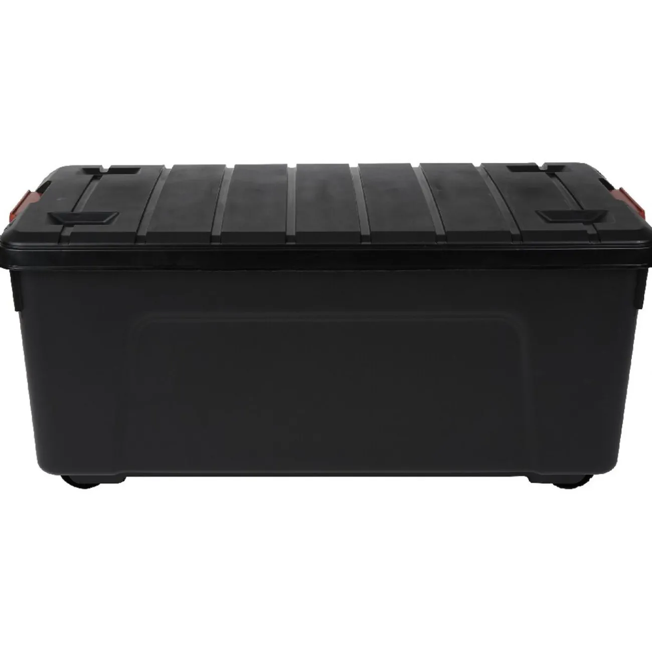 Gifi Rangement|Box de rangement brico 4 roulettes fermeture à clips 75L