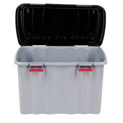 Gifi Rangement|Box de rangement brico gris 54L 60x40xH38cm