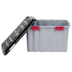 Gifi Rangement|Box de rangement brico gris 54L 60x40xH38cm