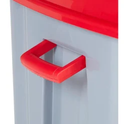 Gifi Rangement|Box de rangement brico sur roulettes fermeture clip 142 L
