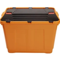 Gifi Rangement|Box de rangement bricolage avec couvercle à double rabat 80L x2