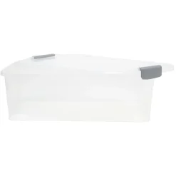 Gifi Rangement|Box de rangement Combi Tontarelli 29,5 L transparent