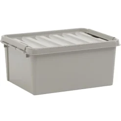 Gifi Rangement|Box de rangement grise 14 L