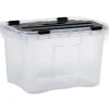 Gifi Rangement|Box de rangement plastique 10 L noir