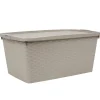 Gifi Entretien Du Linge|Box de rangement plastique 20 L taupe