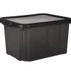 Gifi Rangement|Box de rangement plastique 8 L noir