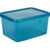 Gifi Rangement|Box de rangement plastique 8 L bleu