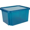 Gifi Rangement|Box de rangement plastique 30 L bleu