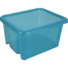 Gifi Rangement|Box de rangement plastique 30 L bleu turquoise