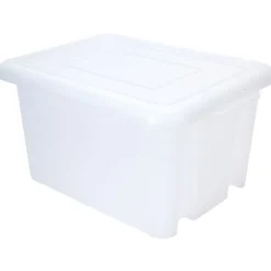 Gifi Rangement|Box de rangement transparent 55L