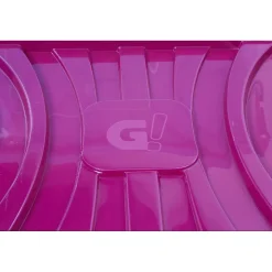 Gifi Rangement|Box de rangement transparent avec couvercle 60 L