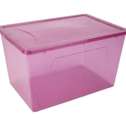Gifi Rangement|Box de rangement violet 46 L