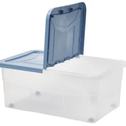 Gifi Rangement|Box dessous de lit bleu 45L