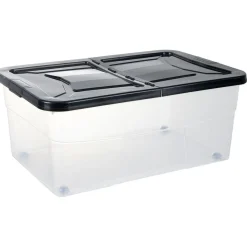 Gifi Rangement|Box dessous de lit gris 45L