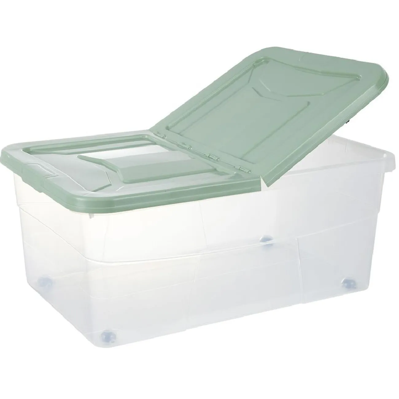 Gifi Rangement|Box dessous de lit vert 45L