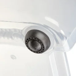 Gifi Rangement|Box multi directionnelle transparente couvercle gris 50 L