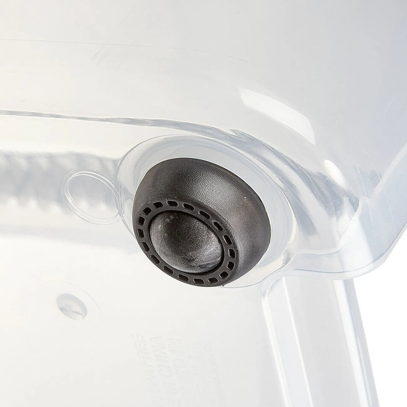 Gifi Rangement|Box multi directionnelle transparente couvercle gris 72 L