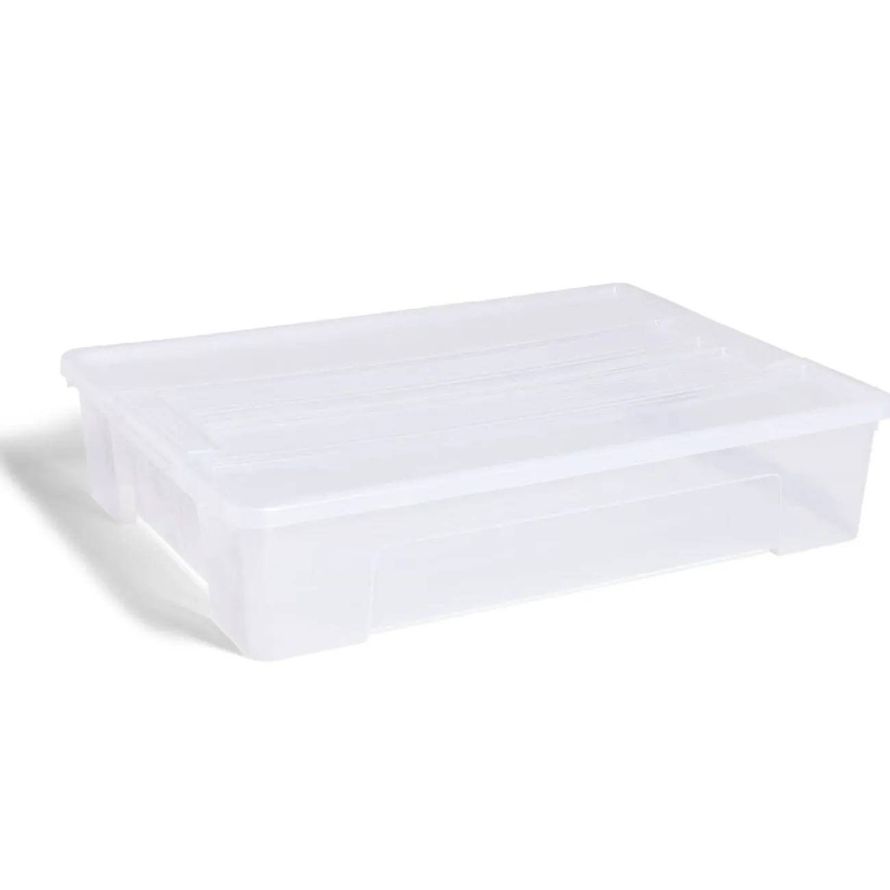 Gifi Rangement|Box rangement 60L plastique transparent 78,5xH17x58,8cm