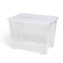 Gifi Rangement|Box rangement 21L plastique transparent 38xH27,2x28cm
