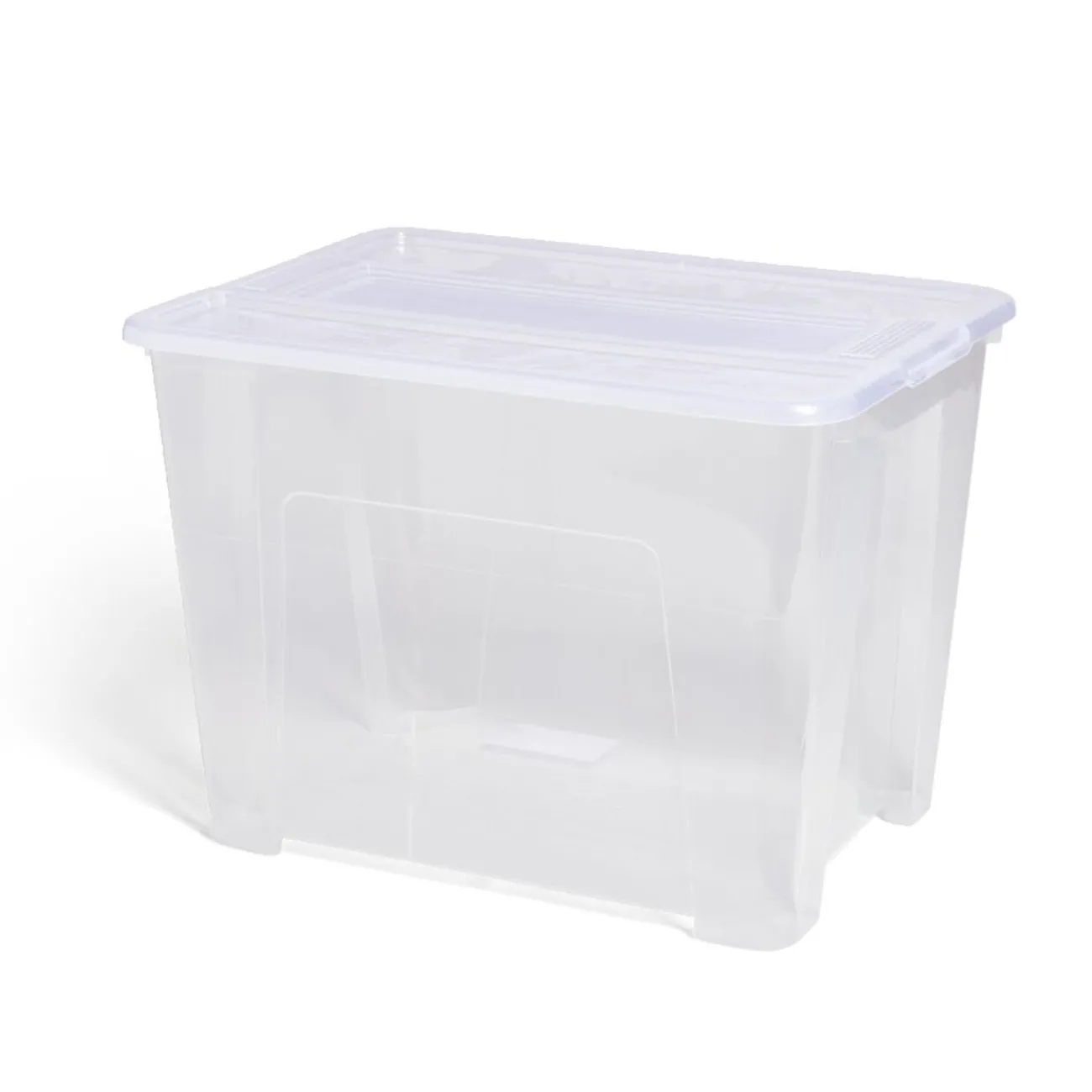 Gifi Rangement|Box rangement 21L plastique transparent 38xH27,2x28cm