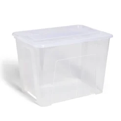 Gifi Rangement|Box rangement 21L plastique transparent 38xH27,2x28cm