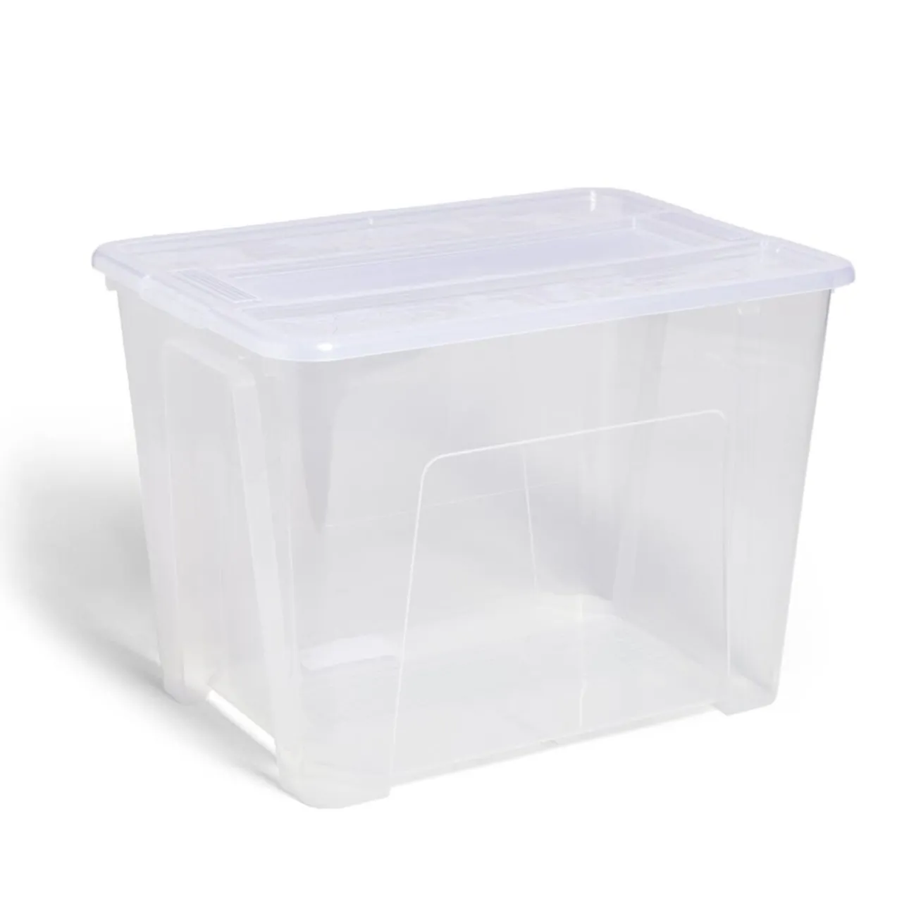 Gifi Rangement|Box rangement 21L plastique transparent 38xH27,2x28cm