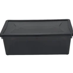 Gifi Rangement|Box rangement textile grise 5 L