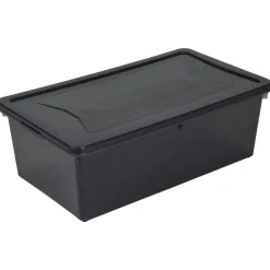 Gifi Rangement|Box rangement textile grise 5 L