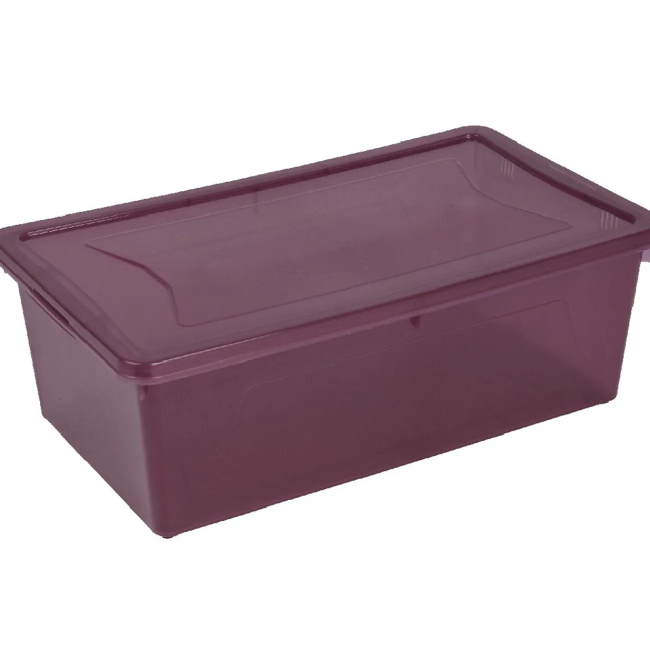 Gifi Rangement|Box rangement textile violette 5 L