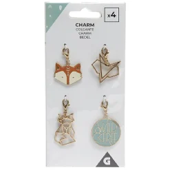 Gifi Beauté^Bracelet charme balade x4