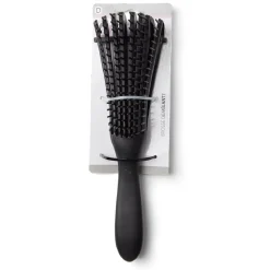 Gifi Beauté^Brosse à cheveux démêlante plate à picots PVC noir