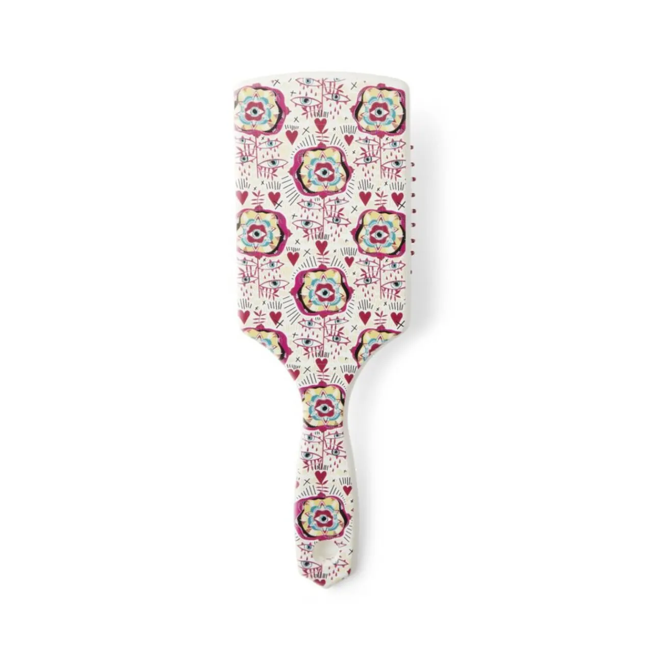 Gifi Beauté^Brosse à cheveux en plastique imprimé 4 coloris