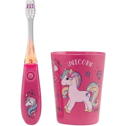 Gifi Bien-Être^Brosse à dent avec minuterie et gobelet design animal